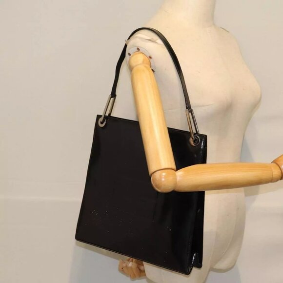 Gucci Handbags - GUCCI Shoulder Bag Patent leather Black